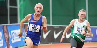 Vizemeister in Düsseldorf: Der Sindelfinger Reinhard Michelchen (links)